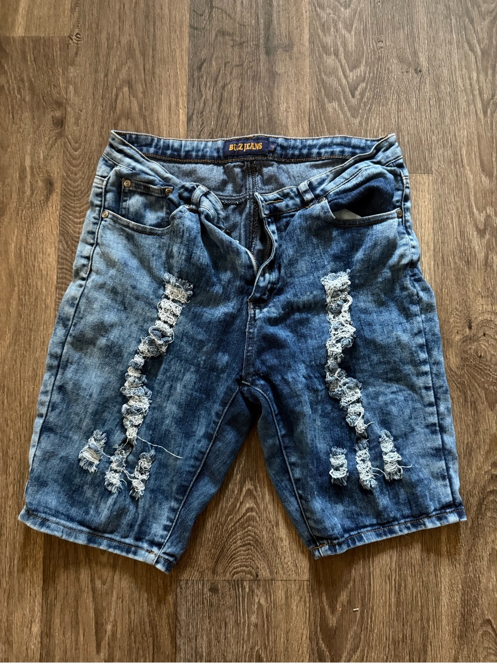 Women Distressed Denim Shorts